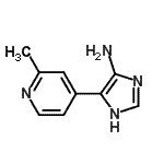 CAS 登录号：851262-41-4， 4-(2-甲基-4-吡啶基)-1H-咪唑-5-胺