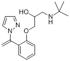 CAS#: 85127-92-0, 3-(Tert-Butylamino)-1-(6-(1-(1H-Pyrazol-1-Yl)Vinyl)Phenoxy )-2-Propanol