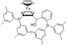 CAS#: 851308-45-7, (S)-(-)-[(S)-2-Di(3,5-Xylyl)Phosphinoferrocenyl][2-Di(3,5-Xylyl)Phosphinophenyl]Methanol