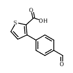 CAS#: 851340-17-5, 3-(4-Formylphenyl)-2-thiophenecarboxylic acid
