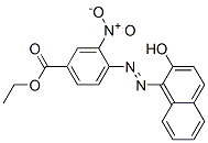 CAS 登录号：85136-50-1， 4-[(2-羟基-1-萘基)偶氮]-3-硝基苯甲酸乙酯
