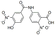 CAS 登录号：85136-66-9， 5-[(4-羟基-5-硝基苯甲酰)氨基]-2-硝基苯甲酸