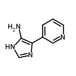 CAS 登录号：851363-77-4， 4-(3-吡啶基)-1H-咪唑-5-胺
