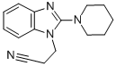 CAS#: 85145-38-6, 2-Piperidino-1-Benzimidazolepropionitrile
