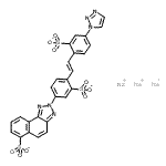 CAS#: 85154-03-6, Trisodium 2-(3-sulfonato-4-{(E)-2-[2-sulfonato-4-(1H-1,2,3-triazol-1-yl)phenyl]vinyl}phenyl)-2H-naphtho[1,2-d][1,2,3]triazole-6-sulfonate