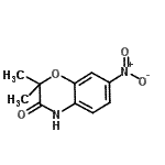 CAS 登录号：85160-83-4， 2,2-二甲基-7-硝基-4H-1,4-苯并恶嗪-3-酮