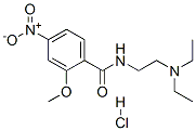 CAS#: 85169-04-6, N-[2-(Diethylamino)Ethyl]-2-Methoxy-4-Nitrobenzamide Monohydrochloride