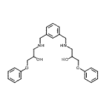 CAS#: 85187-40-2, 1,1'-[1,3-Phenylenebis(methyleneimino)]bis(3-phenoxy-2-propanol)