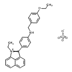 CAS#: 85187-80-0, 2-[4-[(4-Ethoxyphenyl)Methylamino]Phenyl]-1-Ethylbenz[cd]Indolium Hydrogen Sulphate