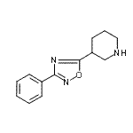 CAS#: 851882-57-0, 3-(3-Phenyl-1,2,4-oxadiazol-5-yl)piperidine