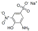 CAS 登录号：85204-14-4， 3-氨基-4-羟基-5-硝基苯磺酸钠