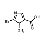 CAS#: 852180-96-2, 2-Bromo-1-methyl-1H-imidazole-5-carboxylic acid