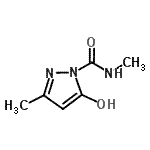 CAS#: 85220-10-6, 5-Hydroxy-N,3-dimethyl-1H-pyrazole-1-carboxamide