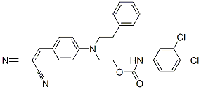 CAS#: 85223-05-8, 2-[[4-(2,2-Dicyanovinyl)Phenyl](2-Phenylethyl)Amino]Ethyl (3,4-Dichlorophenyl)Carbamate
