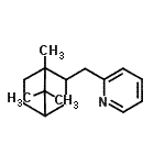 CAS#: 85223-26-3, 2-[(1,7,7-Trimethylbicyclo[2.2.1]hept-2-yl)methyl]pyridine