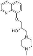 CAS#: 85239-22-1, 4-Methyl-alpha-((8-Quinolinyloxy)Methyl)-1-Piperazineethanol