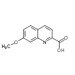 CAS#: 852402-71-2, 7-Methoxy-2-quinolinecarboxylic acid
