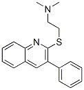 CAS#: 85273-95-6, 2-((2-(Dimethylamino)Ethyl)Thio)-3-Phenylquinoline