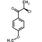 CAS 登录号：85277-58-3， (2R)-2-氯-1-(4-甲氧基苯基)-1-丙酮