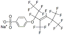 CAS#: 85284-15-7, Sodium 4-[[1,3,4,5,5,5-Hexafluoro-1-(Pentafluoroethyl)-2,4-Bis(Trifluoromethyl)-2-Pentenyl]Oxy]Benzenesulphonate