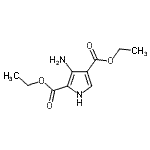 CAS 登录号：853058-40-9， 二乙基3-氨基-1H-吡咯-2,4-二羧酸酯