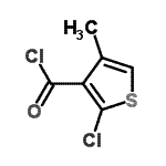 CAS#: 85345-23-9, 2-Chloro-4-methyl-3-thiophenecarbonyl chloride