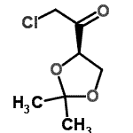 CAS#: 85364-10-9, 2-Chloro-1-[(4R)-2,2-dimethyl-1,3-dioxolan-4-yl]ethanone