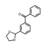 CAS#: 85366-46-7, [3-(1,3-Dioxolan-2-yl)phenyl](phenyl)methanone