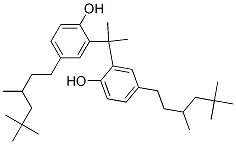 CAS 登录号：85371-53-5， 2,2'-(1-甲基乙亚基)二[4-(3,5,5-三甲基己基)-苯酚