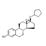 CAS#: 85391-72-6, (17beta)-17-(Cyclopentyloxy)estra-1(10),2,4-trien-3-ol
