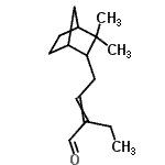 CAS 登录号：85392-42-3， 4-(3,3-二甲基双环[2.2.1]庚-2-基)-2-乙基-2-丁烯醛