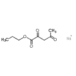 CAS#: 85392-52-5, 2,4-dioxo-Pentanoic acid propyl ester sodium salt (1:1)