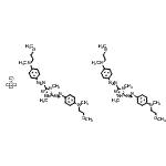 CAS 登录号：85392-69-4， 二[3,5-二({4-[(2-甲氧基乙基)(甲基)氨基]苯基}偶氮)-1,4-二甲基-4,5-二氢-1H-1,2,4-三唑-1-鎓]四氯锌酸盐(2-)