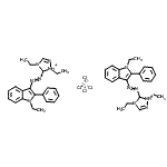 CAS#: 85392-70-7, Bis{1,4-diethyl-5-[(1-ethyl-2-phenyl-1H-indol-3-yl)diazenyl]-4,5-dihydro-1H-1,2,4-triazol-1-ium} tetrachlorozincate(2-)