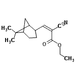 CAS#: 85409-41-2, Ethyl (2Z)-2-cyano-3-(6,6-dimethylbicyclo[3.1.1]hept-2-yl)acrylate