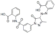 CAS#: 85409-58-1, 2-[[1-[3-[[(2-Carboxyphenyl)Amino]Sulphonyl]Phenyl]-4,5-Dihydro-3-Methyl-5-Oxo-1H-Pyrazole-4-Yl]Azo]Benzoic Acid
