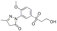 CAS#: 85409-61-6, 2,4-Dihydro-2-[5-[(2-Hydroxyethyl)Sulphonyl]-2-Methoxyphenyl]-5-Methyl-3H-Pyrazol-3-One