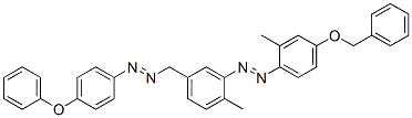 CAS#: 85409-72-9, 1-[2,5-Dimethyl-4-[2-[2-Methyl-4-(Phenylmethoxy)Phenyl]Diazenyl]Phenyl]-2-(4-Phenoxyphenyl)-Diazene