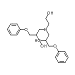 CAS#: 85422-99-7, 1-[(2-Hydroxyethyl)(2-hydroxy-3-phenoxypropyl)amino]-3-phenoxy-2-propanol