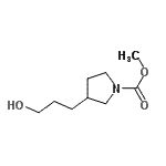 CAS 登录号：854411-74-8， 甲基3-(3-羟基丙基)-1-吡咯烷羧酸酯