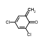 CAS 登录号：854450-34-3， 2,4-二氯-6-亚甲基-2,4-环己二烯-1-酮