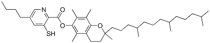 CAS#: 85446-84-0, [2,5,7,8-Tetramethyl-2-(4,8,12-Trimethyltridecyl)Chroman-6-Yl] 5-Butyl Sulfanylpyridine-2-Carboxylate