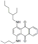 CAS 登录号：85455-53-4， 1-(丁基氨基)-4-[(2-乙基己基)氨基]蒽醌