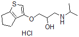 CAS 登录号：85462-74-4， 1-(丙-2-基氨基)-3-(8-硫杂双环[3.3.0]辛-6,9-二烯-6-基氧基)丙-2-醇盐酸盐