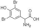 CAS#: 854646-48-3, Amino(3,5-dibromo-4-hydroxyphenyl)acetic acid