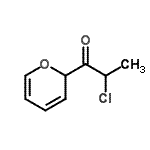 CAS 登录号：854667-30-4， 2-氯-1-(2H-吡喃-2-基)-1-丙酮