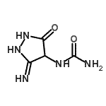 CAS#: 854700-16-6, 1-(3-Imino-5-oxo-4-pyrazolidinyl)urea