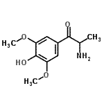 CAS#: 854813-81-3, 2-Amino-1-(4-hydroxy-3,5-dimethoxyphenyl)-1-propanone