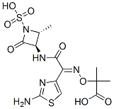 CAS#: 85506-30-5, trans-2-[[[1-(2-Aminothiazol-4-Yl)-2-[(2-Methyl-4-Oxo-1-Sulphoazetidin-3-Yl)Amino]-2-Oxoethylidene]Amino]Oxy]-2-Methylpropionic Acid