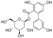 CAS#: 85514-02-9, beta-D-Glucopyranose, 1-(3,3',5-Trihydroxy(1,1'-Biphenyl)-2-Carboxylate)